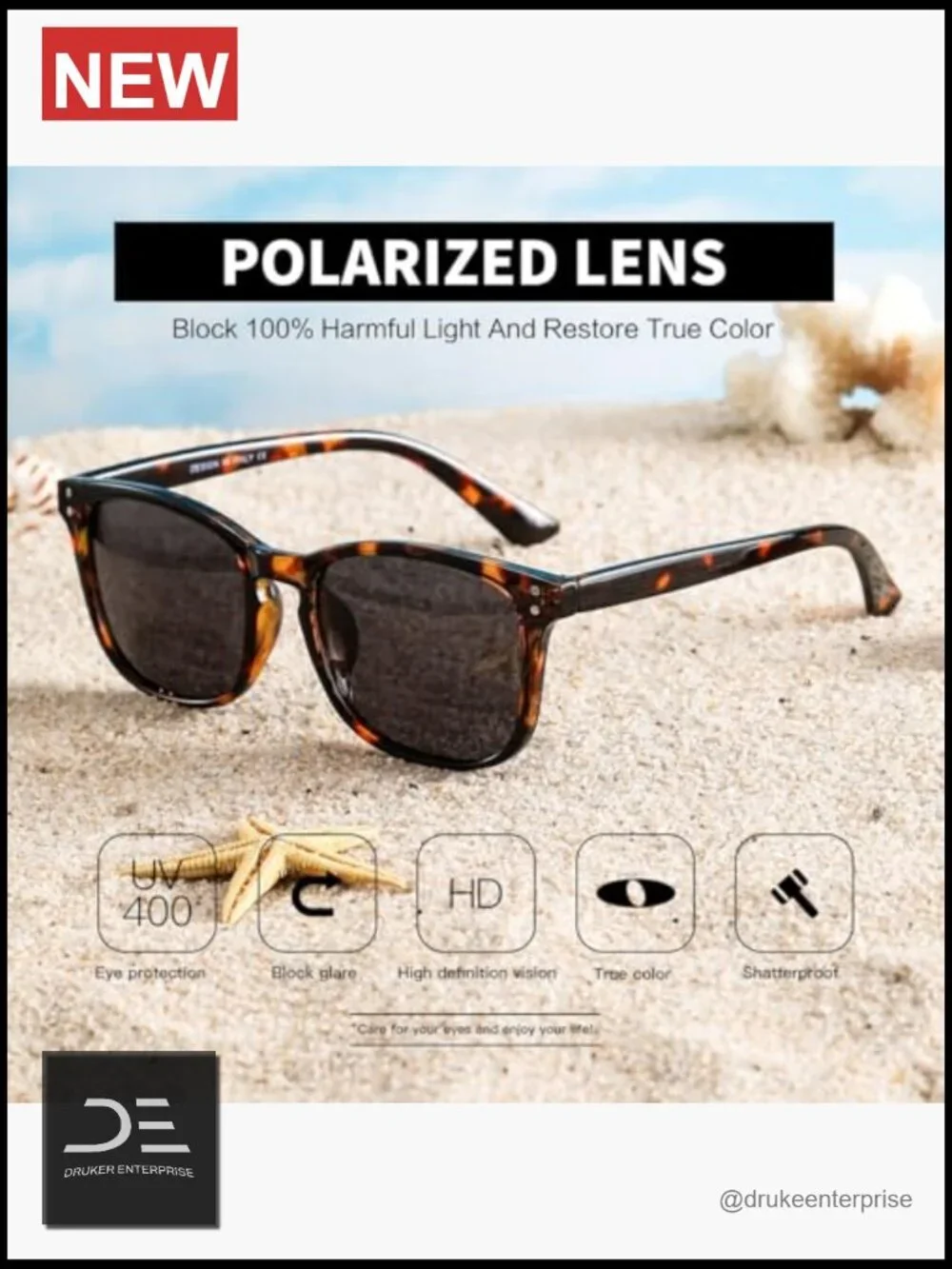 Polarized Sunglasses UV400 Protection for Women Classic Retro Trendy Outdoor